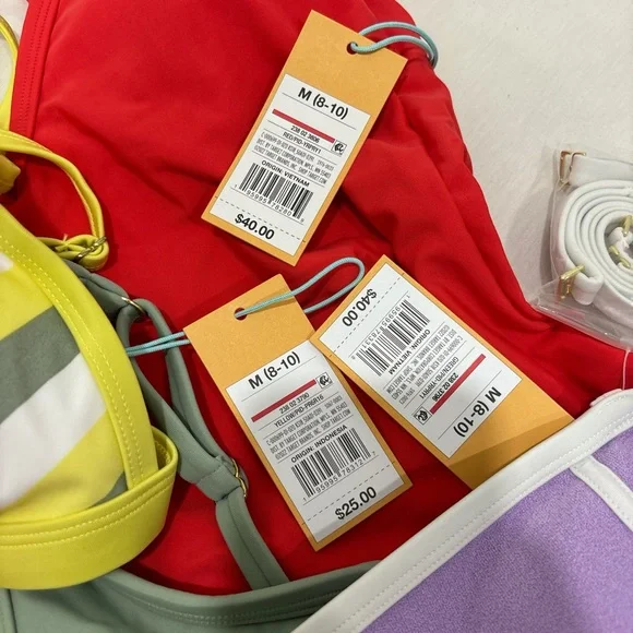 Size Medium 7 Piece Swimwear Bundle New With Tags - Picture 4 of 16